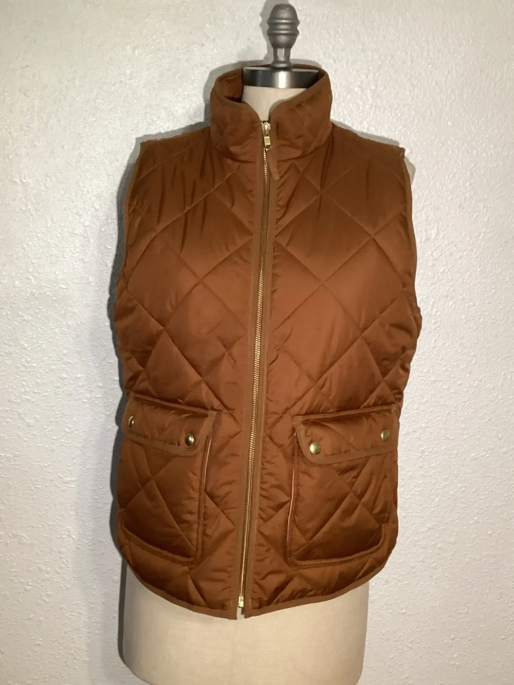 J.crew puffer snap pockets size medium